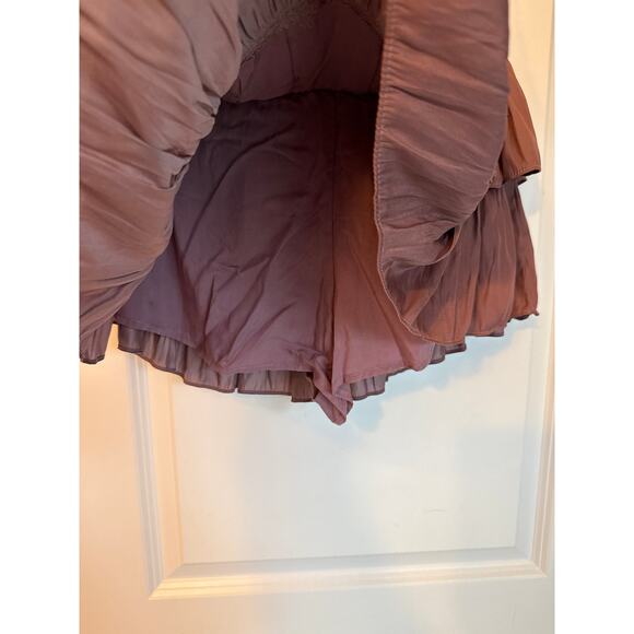 Mustard Seed Ruffle Mini Skort in Boho Pink/Mauve - Built-in Shorts Medium - Picture 3 of 7